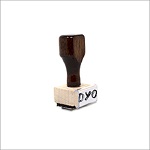 1/2" hohe Handstempel aus Gummi