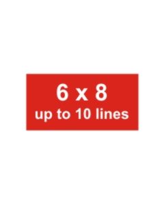 6 x 8 Plate Only