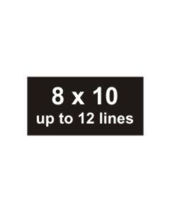 8 x 10 Plate Only