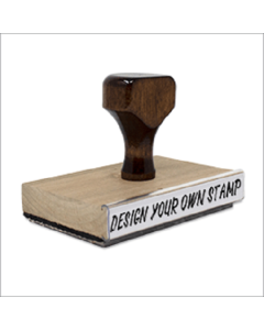 1 3/4" x 3 1/2" Hand Stamp