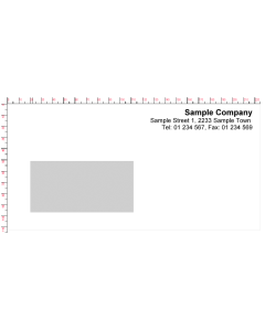 Envelope C5/6 with window - WITHOUT LOGO
